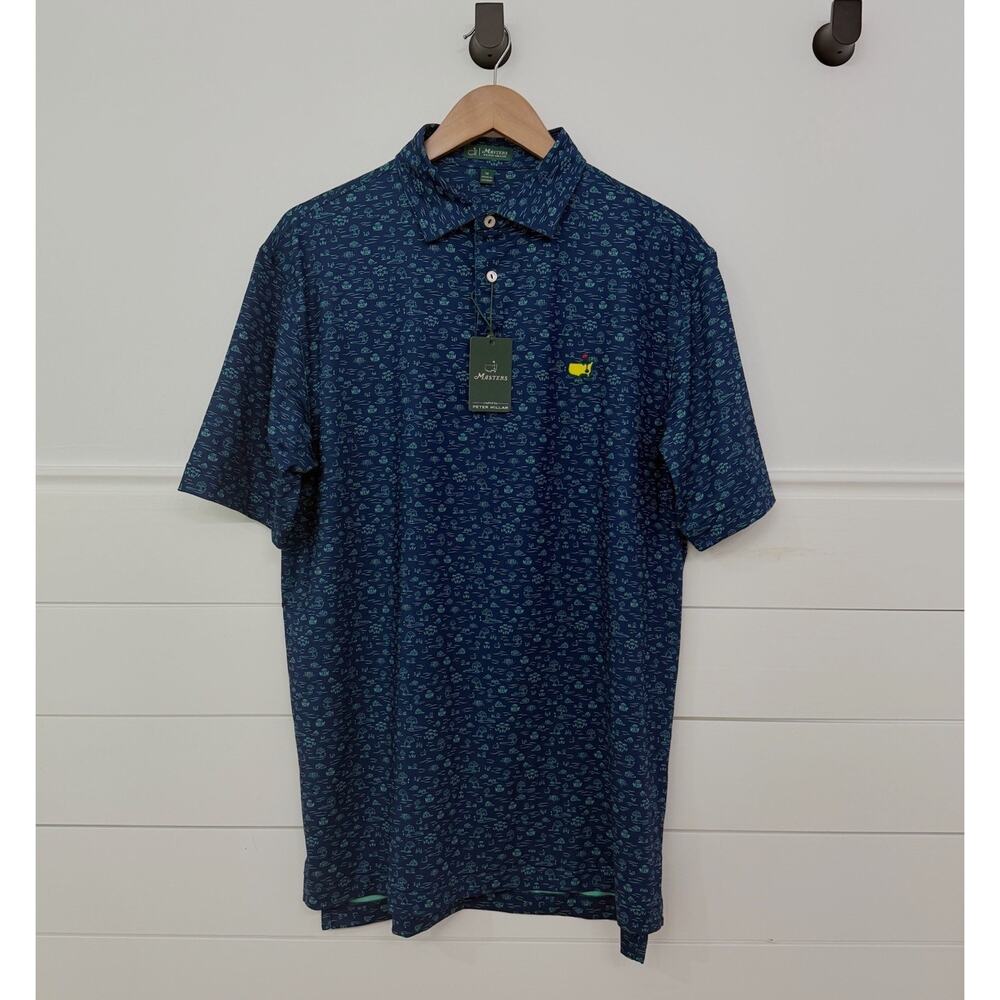 NWT! Men’s Peter Millar Masters Augusta GA Golf Polo 2025 M